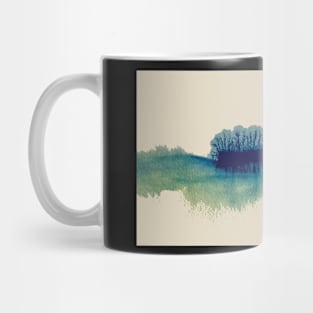 Blue Trees Mug